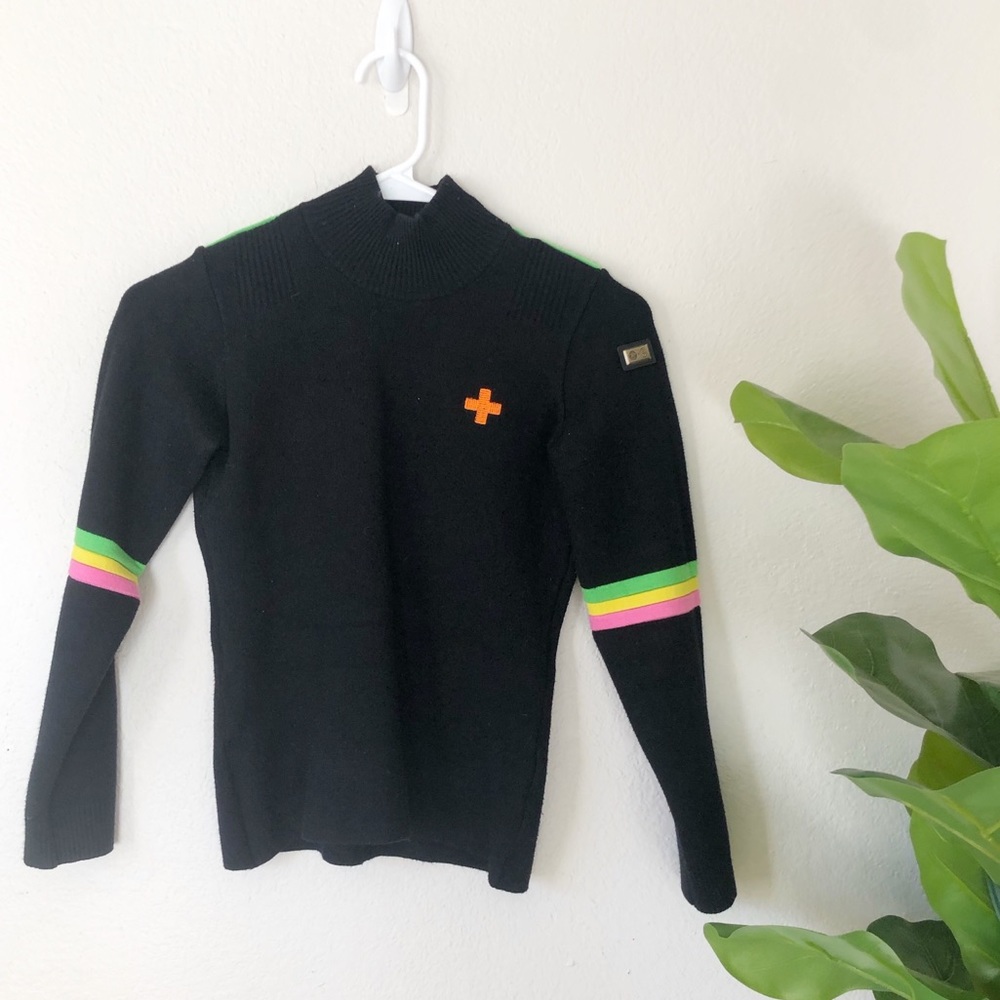 Rossignol JC de Castelbajac Vintage Ski Turtleneck Sweater